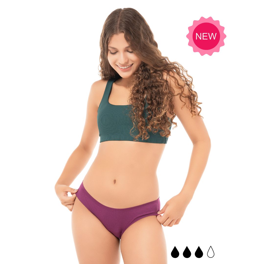 Braga Menstrual sin costuras para adolescentes Lelambu® Lyra