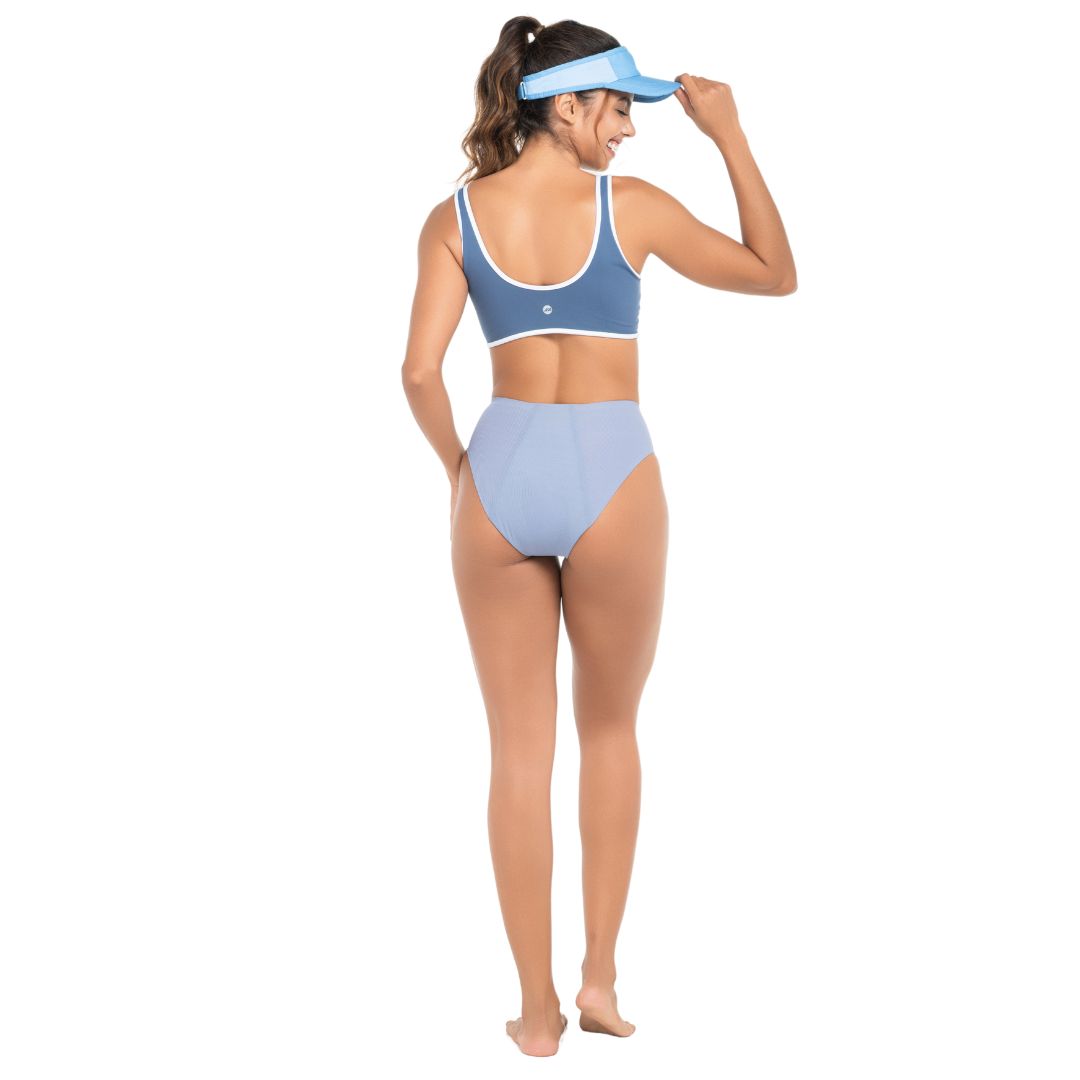 Braga menstrual deportiva sin costuras Lelambu® Duna – Cintura alta