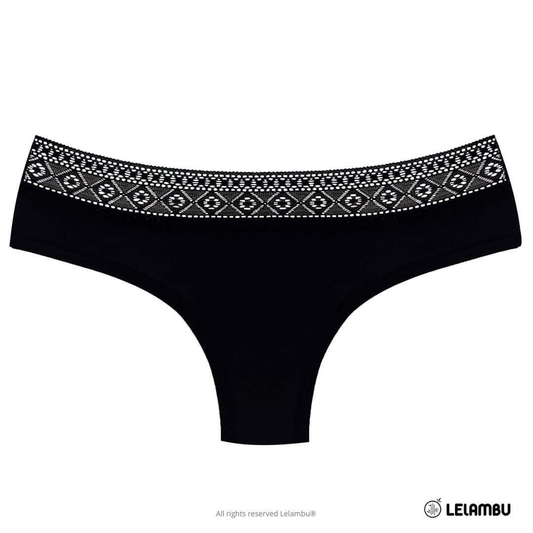 Bragas Menstruales color negro Lelambu Elegance