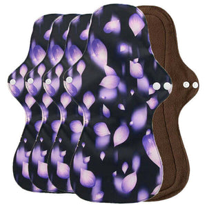 5 Compresas reutilizables de noche con bambú negro - Lelambu