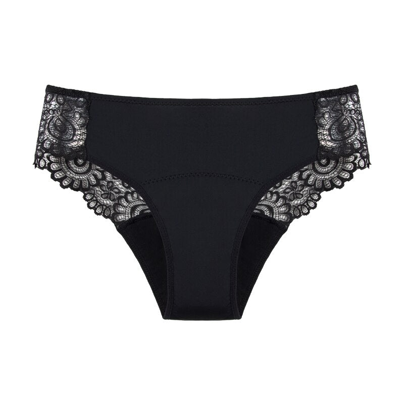 Braga menstrual con encaje flujo moderado Lelambu® Chantal