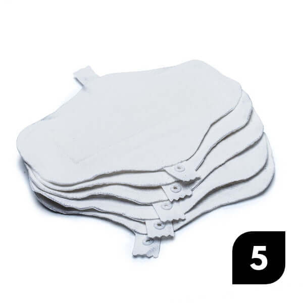 Salvaslips lavables de algodón