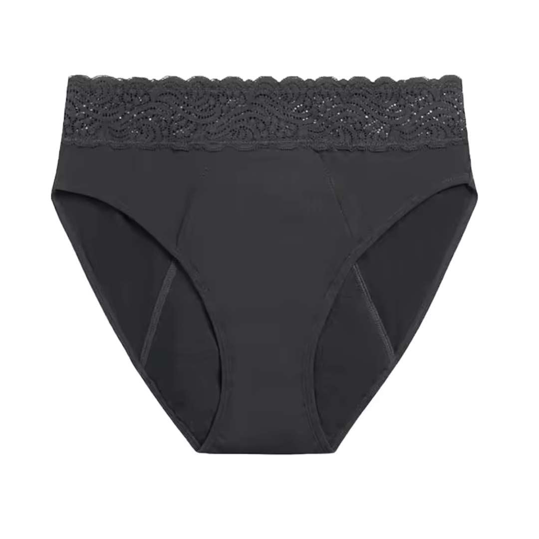 Braga menstrual con algodón y encaje Lelambu® Vittoria