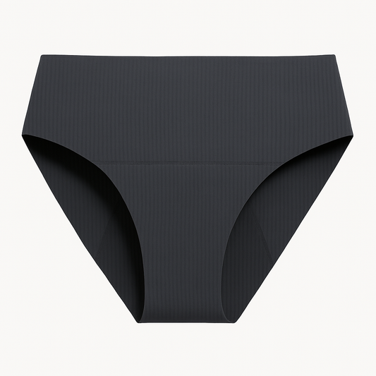 Braga menstrual deportiva sin costuras Lelambu® Duna – Cintura alta