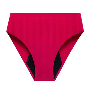 Braga menstrual deportiva sin costuras Lelambu® Duna – Cintura alta