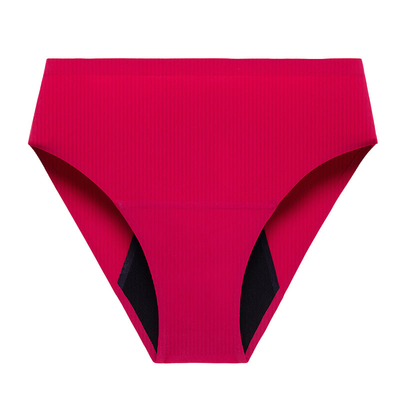 Braga menstrual deportiva sin costuras Lelambu® Duna – Cintura alta