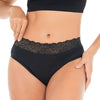 Braga menstrual con algodón y encaje Lelambu® Vittoria