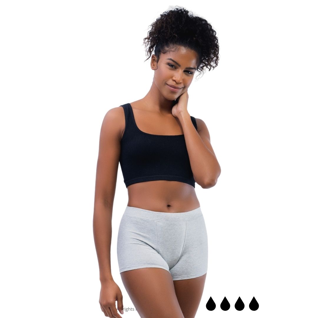 Braga short menstrual de algodón Lelambu® Colette