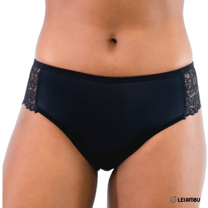 Braga menstrual con encaje flujo moderado Lelambu® Chantal