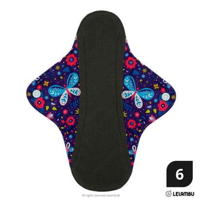 Compresa Reutilizable ergonómica de bambú ( 6 un.)