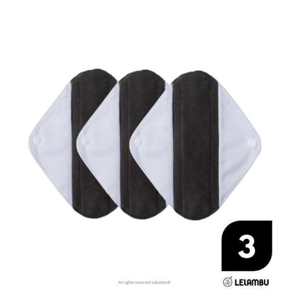 Pack de 3 compresas ecológicas de tela de bambú libre de tóxicos (todo tipo de flujos)