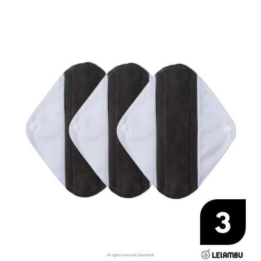 Pack de 3 compresas ecológicas de tela de bambú libre de tóxicos (todo tipo de flujos)