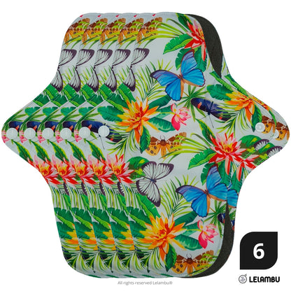 Compresa Reutilizable ergonómica de bambú ( 6 un.)