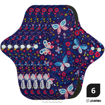 Compresa Reutilizable ergonómica de bambú ( 6 un.)