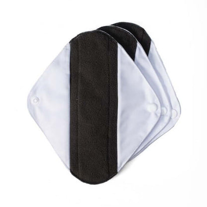 Pack de 3 compresas ecológicas de tela de bambú libre de tóxicos (todo tipo de flujos)