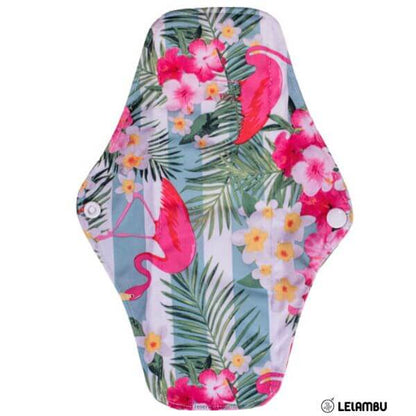 Pack de 5 compresas reutilizables estampadas de bambú negro