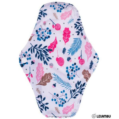 Pack de 5 compresas reutilizables estampadas de bambú negro