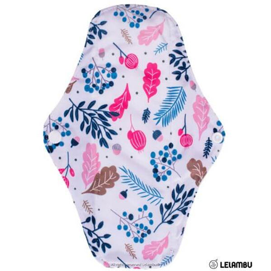 Pack de 5 compresas reutilizables estampadas de bambú negro