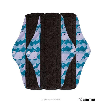 compresa de tela lavable de bambu